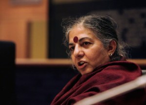 La scientifique indienne Vandana Shiva